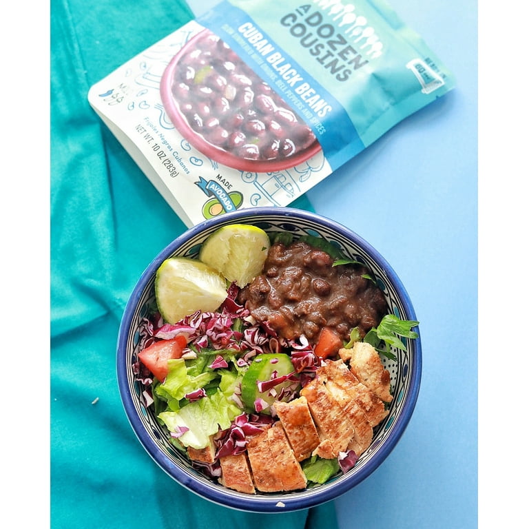 A Dozen Cousins Cuban Black Beans, Vegan Gluten-Free Microwaveable