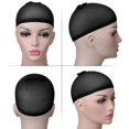 thumbnail image 2 of Mesh Wig Cap Net Natural Nylon Wig Caps (24PCS - Black), 2 of 5