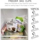 thumbnail image 4 of 10 paquetes de clips para chips, clip para bolsa de alimentos de acero inoxidable resistente para el hogar JAMW Sencillez, 4 of 5