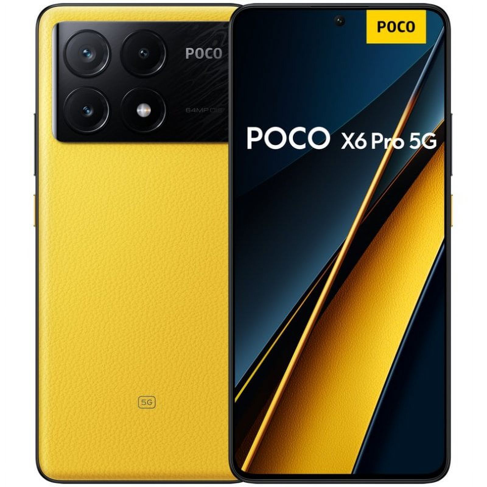 Glitter Cover Per Xiaomi Poco X6 Pro 5G – Custodia Trasparente Con Paillettes Intercambiabili – Blu, Antiurto E Sottile