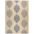 thumbnail image 2 of Safavieh Courtyard Jenny Medallion Indoor/Outdoor Area Rug, Natural/Blue, 8' x 11', 2 of 9