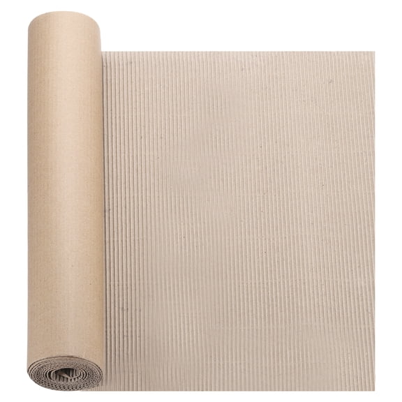 Corrugated Cardboard Paper Sheets, 78.7x15.7 Inch/Brown/1 Pcs