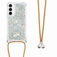 thumbnail image 1 of Funda FOXDOCK para Samsung Galaxy A56 con Cuerda Ajustable, Brillo Líquido, Protección Antigolpes y Lente – Ideal para Regalo, 1 of 6