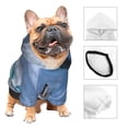 thumbnail image 3 of Fotbe Lighthouse in Havana Sudadera con Estampado para Perros Pequeños – Suéter con Capucha para Mascotas, Tela Suave de Forro Polar con Bolsillo-Large, 3 of 7