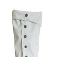thumbnail image 3 of Boot Covers Medieval Style Knight Classic Pirate Boot Covers White Large, 3 of 8