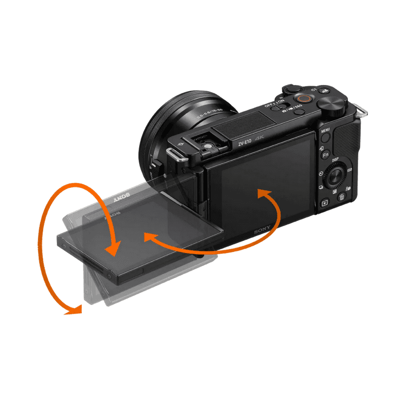 【美品】SONY ZV-E10 Sony ZV-E10 Mirrorless Vlogging Camera with 16-50mm Lens & 64GB