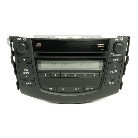 Restored 2006-2008 Toyota Rav4 OEM Original AM FM Stereo CD Player 86120-42170 Face 11812 (Refurbished)