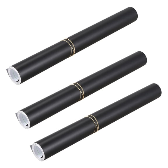 3X 12X60 inch Matte Black Vinyl Film Wrap Car Diy Sticker,3pc car sticker,Black