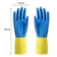 thumbnail image 5 of sunsanly 1 Pair Dishwashing Gloves Non-Slip Design Breathable Waterproof Puncture-resistant Oil-proof Household Cleaning Gloves, 5 of 7