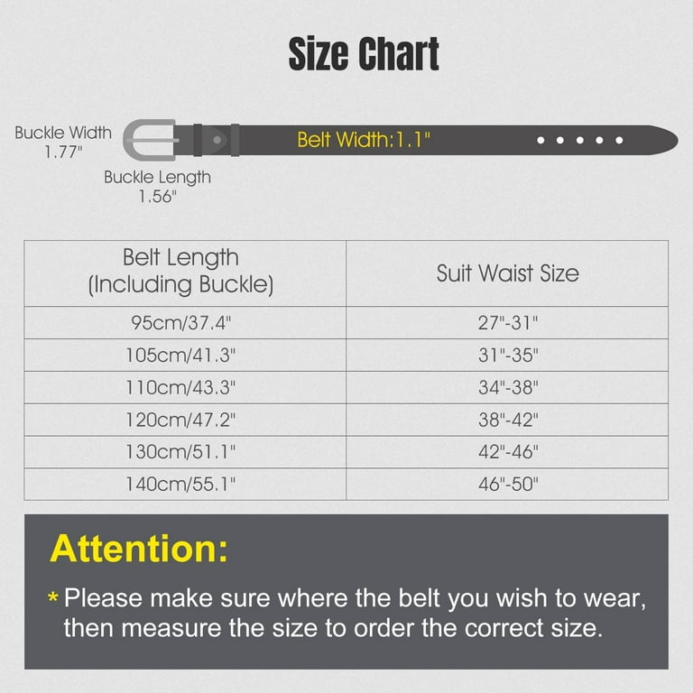 Women Leather Belt for Jeans Pants Plus Size Western Design Belt Alloy Buckle
