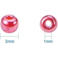 thumbnail image 3 of 4200 Pcs Perles de Rocaille en Verre Multicolores 8/0 Perles Rondes Poney Mini Entretoise Perles Tchèques Diamètre 3 mm pour Fabrication de Bijoux, 3 of 7