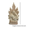 thumbnail image 3 of Estatua católica Sagrada Familia Figura de cisne Figura de cerámica Escultura de mesa Adorno Colección Exhibición elegante Adecuado para sala de estar, 3 of 8
