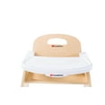 thumbnail image 4 of Foundations Easy Serve Low Wood Feeding Chair with Removable Tray and 3-Point Harness (7 Inch Seat Height), 4 of 11