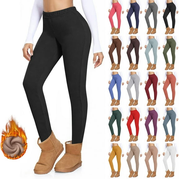 Up to 65% off Plus Size Yoga Pants Women Loose High Waist Leggings Workout Out Velvet Warm Home Casual Close Fitting Leggings Long Pants