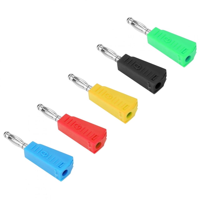 Conector de clavija tipo banana, 10 piezas P3002 Conector de sonda de prueba de níquel de 4 mm Conector tipo banana para altavoz Funcionamiento suave