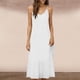 thumbnail image 5 of Vestido Largo de Hombro sin Mangas Cómodo sin Mangas Vestido Sólido de Cuello Redondo para Verano Y Primavera Vestido Casual Pantalones para Mujeres, 5 of 6