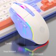 thumbnail image 2 of Juego de teclado y mouse mecánicos con cable de 98 teclas KM800, retroiluminación de 4000 ppp (A), 2 of 7