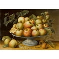 thumbnail image 3 of Manner of Fede Galizia 18x14 Black Modern Framed Museum Art Print Titled - Still Life with Apples on a Majolica Tazza, Together with Medlars and White Currants, 3 of 5
