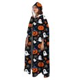 thumbnail image 2 of Capa unisex con capucha de longitud completa para mujer, capa larga, disfraz de cosplay, capa de Halloween con estampado divertido, capa de poliéster para mujer, 2 of 6