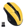 thumbnail image 2 of New 2\.4G Wireless Mouse Portable Optical 6 Buttons 1200 DPI Mice For Computer PC Laptop Gamer Black Blue Green Red Color Mouse Yellow, 2 of 4