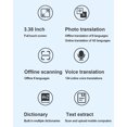 thumbnail image 3 of Language Translator Device,  Voice Translator Supports 134 Voice Translation Languages and 60 Photo Translation Languages for Business Learning Travel, 3 of 7