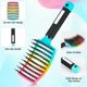 thumbnail image 3 of Detangling Hair Brush and Boar Bristle Brush 2 Pack for Wet Dry Hair Blow Drying Women Kids, 3 of 4