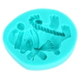 thumbnail image 4 of Molde de silicona para decoración de tartas y chocolates con forma de oso polar navideño, 4 of 8