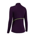 thumbnail image 2 of Women's Plus Velvet Long-sleeved Yoga Sportswear Full Zip Workout Running Jacket Slim Fit Long Sleeve Yoga Track Jacket, 2 of 7