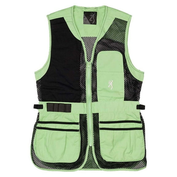 Browning Women's Trapper Creek Shooting Vest-Neomint