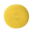 thumbnail image 2 of Christopher Knight Home Belle Knitted Cotton Pouf, Yellow, 2 of 2