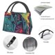 thumbnail image 4 of Disketp Neon Zombie Skull Bolsa Térmica Estampada, Bolsa Térmica Aislante para Almuerzo, Playa y Campamento, 4 of 6