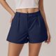 thumbnail image 1 of WILLBEST Pantalones Casuales Para Mujer, Cómodos Pantalones Cortos de Verano, Ligeros, Elásticos, de Tela Transpirable, Versátiles, Para Uso Diario, de Fácil Cuidado, Ideales Para El Tiempo Libre., 1 of 5