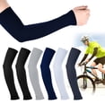 thumbnail image 3 of Arm Sleeves for Men & Women, UPF 50+ Cooling Athletic Sports Sleeve，High Elasticity Compression long Sleeves to Cover Arms for Outdoor Activities Use, 6 Pairs, 3 of 14