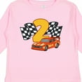 thumbnail image 4 of Inktastic Number Two Race Car Boys or Girls Long Sleeve Toddler T-Shirt, 4 of 5