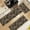 Black Mushroom, variant on Vintage Kitchen Rug Sets 3 Piece, Oriental Floral Kitchen Rugs and Mats Non Skid Washable, Soft and Non Slip Rubber Back Floor Mats for Hallway Entryway Laundry Room