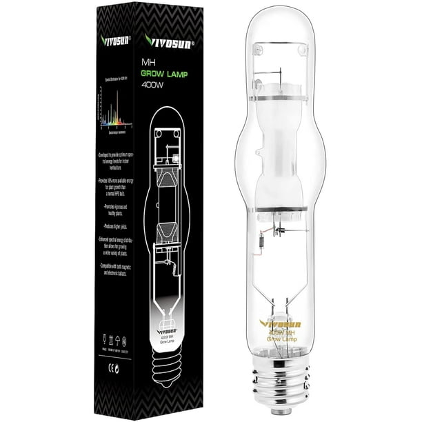 400 Watt Vegetative Metal Halide MH Grow Light Bulb Lamp