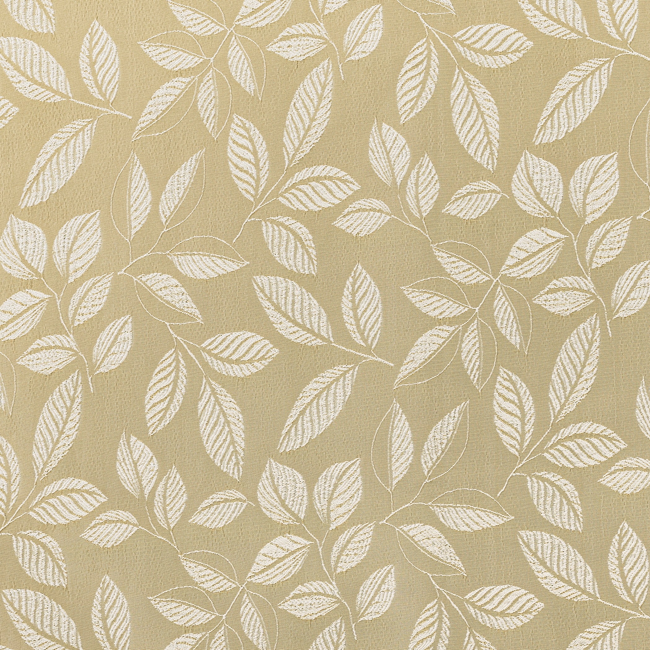 Sun Zero Satti Embroidered Leaf 100% Blackout Grommet Curtain Panel, 40"x96", Gold
