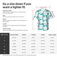 thumbnail image 6 of Haiem Vintage Floral Printed Hawaiian Shirt for Men - Men’s Casual Beach Summer Shirts - Stretch Fabric with Modern Fit-XX-Large, 6 of 7