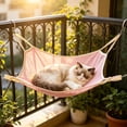 thumbnail image 6 of Summer Cooling Cat Hammock, Elevated Hanging Pet Bed for Crate Cage, Breathable Washable Suspension Cat Swing Bed for Indoor Outdoor Use, 24x20 Inch, 6 of 6