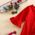 thumbnail image 4 of FYDUU Baby Girl Clothes Christmas Jumpsuit Soft One-Piec Outfit Onesie Romper Jumpsuit With Snap Closure Comfortable Clothes 9-12 Months, 4 of 8