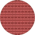thumbnail image 1 of Ahgly Company Indoor Round Patterned Love Red Area Rugs, 4' Round, 1 of 6