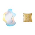 thumbnail image 1 of espejo acrílico ondulado,Espejo acrílico ondulado con estética irregular de arcoíris,Funda de almohada,Fundas de cojín para sofá cama,funda cuadrada,Funda de almohada decorativa,funda de, 1 of 8