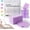 Purple, variant on 100pcs Multi Surface Effect Floor Clean Tablets All Purpose Natural Wood Floor Cleaner Mopping Tile Cleaning Solution Pet Safe Friendly Non Toxic Robot Vacuum Scented Power Mop Soap (Purple, 200PCS)