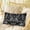 black, variant on Black and White Floral Throw Pillow Cover, Pillowcase Protectors with Zipper, Breathable Decorative Lumbar Pillow Case Cover, Modern Oil Painting Abstract Art Pillow Shams for Couch Sofa 16x24Inch