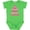 Apple Green, variant on Stomp Out Breast Cancer with Pink Cowgirl Boots Boys or Girls Baby Bodysuit