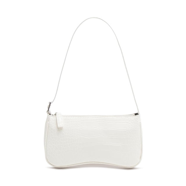 WSRYDJDL Bolso pequeño para mujer, bolsos de hombro ajustables, bolso de mano con patrón de cocodrilo con cierre de cremallera, retro