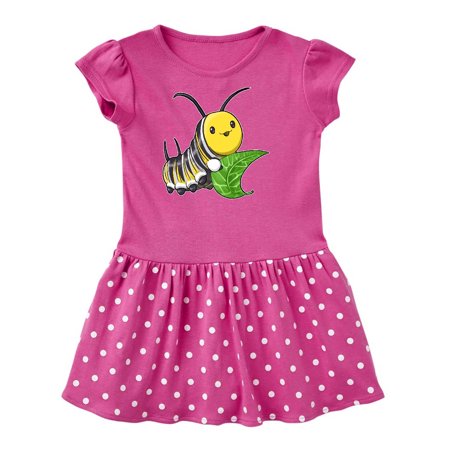 

Inktastic Monarch butterfly caterpillar- cute baby insect Gift Toddler Girl Dress