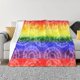 thumbnail image 1 of Fotbe Colorful Tie Dye Manta de Franela con Estampado, Manta Ultrasuave para Cama, Sofá, Auto, Hipoalergénica y Antibolitas-60"x50", 1 of 6