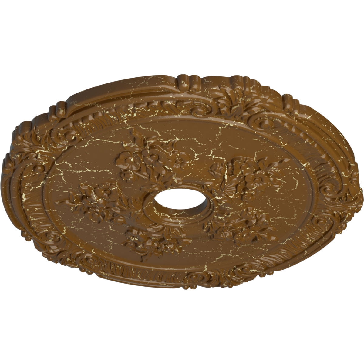 Ekena Millwork 26"OD X 3 3/4"ID X 1 1/2"P Attica With Rose Ceiling Medallion Fits Canopies Up To 4 1 2 Hand Painted Rust B6c59998 20bf 4595 92c4 Aba1e610c0d1.c2f8c8c4ab18a8e2ad3a7899ddc37686 - View #3