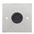 thumbnail image 1 of Placa de cubierta de tomacorriente en blanco de acero inoxidable, placas de pared decorativas, cubiertas eléctricas con tornillos para interruptores y tomacorrientes no utilizados, 1 of 6
